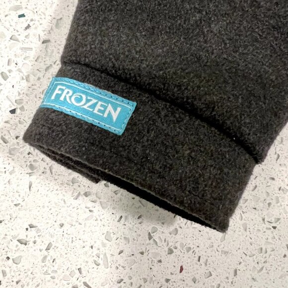 20% off $40+! Authentic Disney Frozen Girls Jacket 6X Grey LIKE NEW Pea Coat - Picture 2 of 13